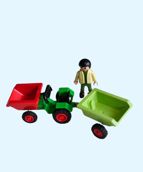 playmobil kind met tractor